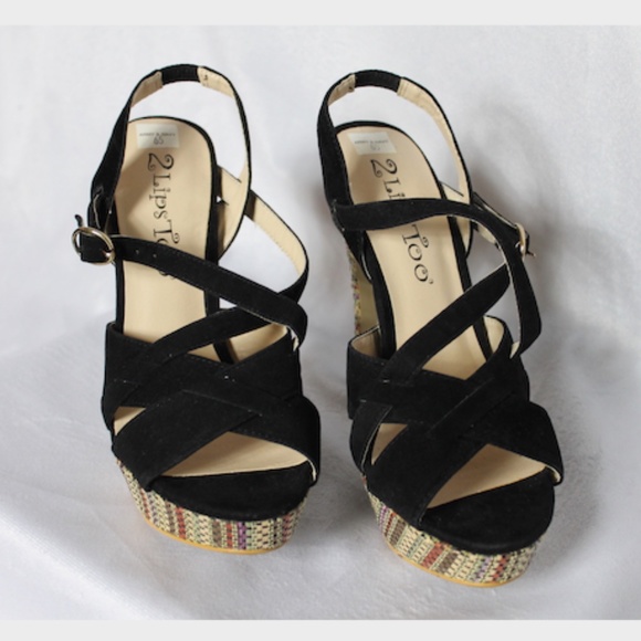 2 Lips Too Strappy Heeled Sandals - Picture 3 of 7